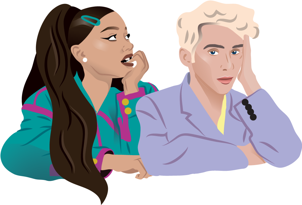 The Illustration Was Based Off A Photo That Was Posted - Dance To This (1000x1000), Png Download