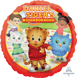 18" Daniel Tiger's Neighborhood - Daniel Tiger 2nd Birthday Party Balloon Decoration (300x400), Png Download