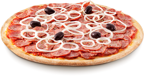 Pizza Calabresa - Pizza Habibs (514x350), Png Download