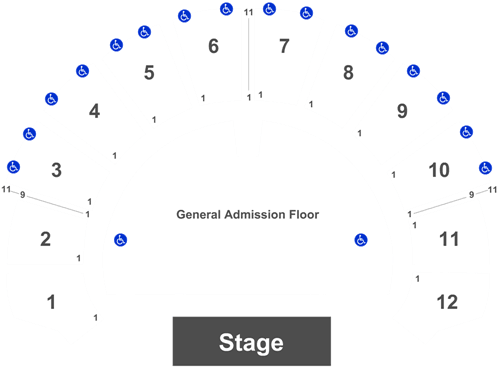 National Harbor Chart Mgm Theater Seating (525x380), Png Download