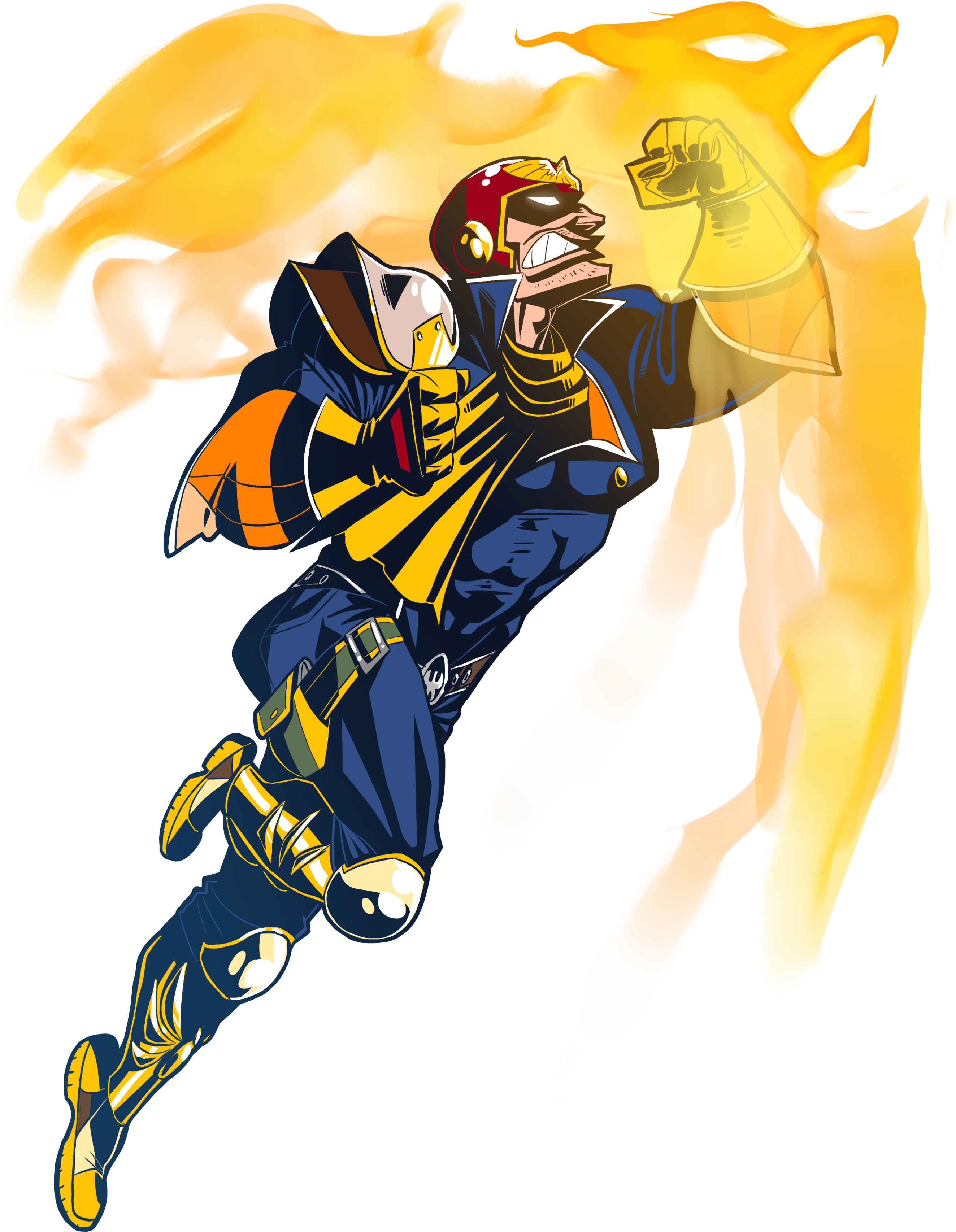 “captain Falcon / Corrin ” - Super Smash Bros. (2769x3794), Png Download