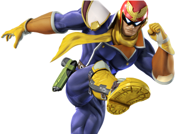 Super Smash Bros Wii U Captain Falcon Download - Amiibo Super Smash Bros. Captain Falcon Wii U (500x263), Png Download