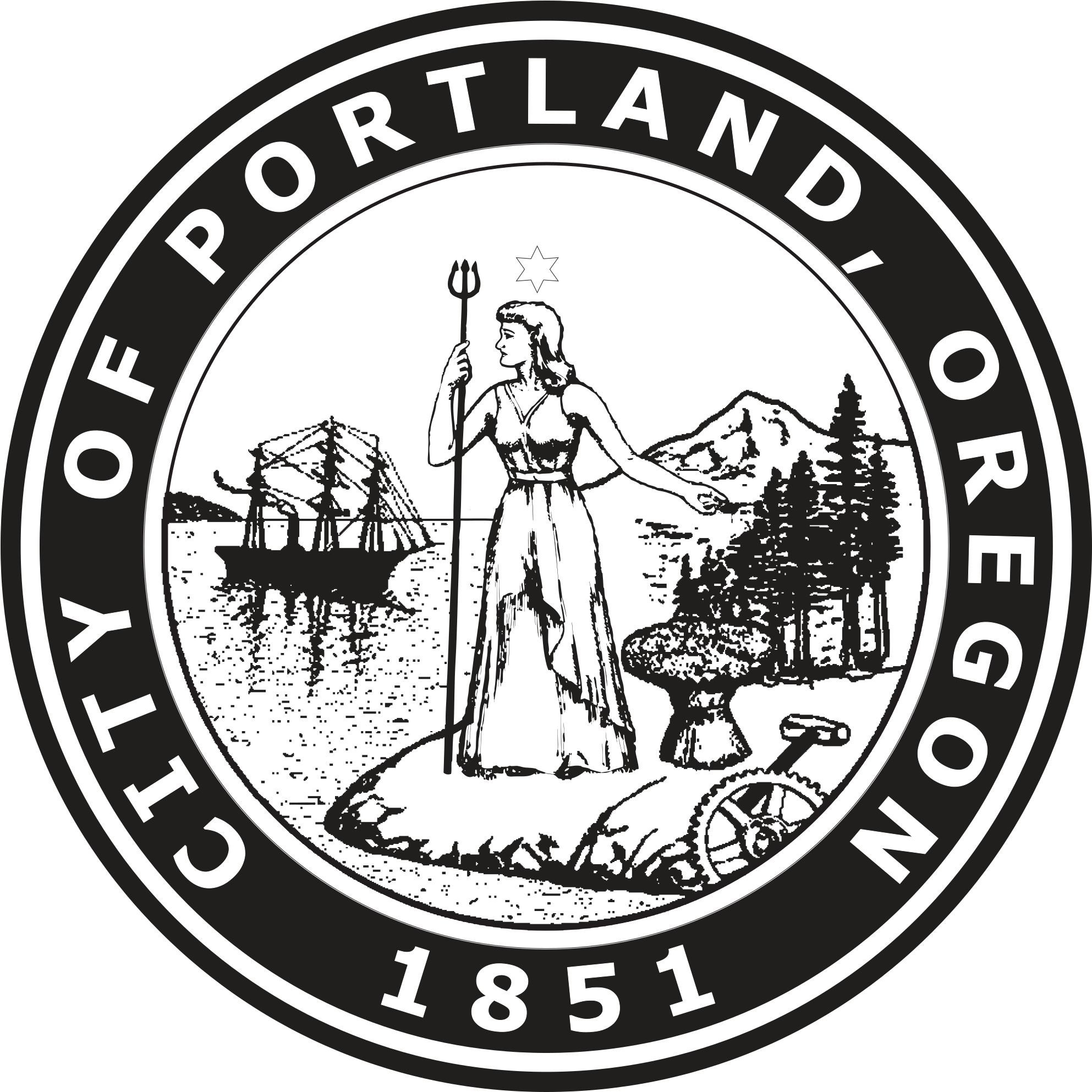 Cair-oregon Condemns Portland Police Inaction On Harassing, - City Of Portland Oregon Logo (1200x1200), Png Download