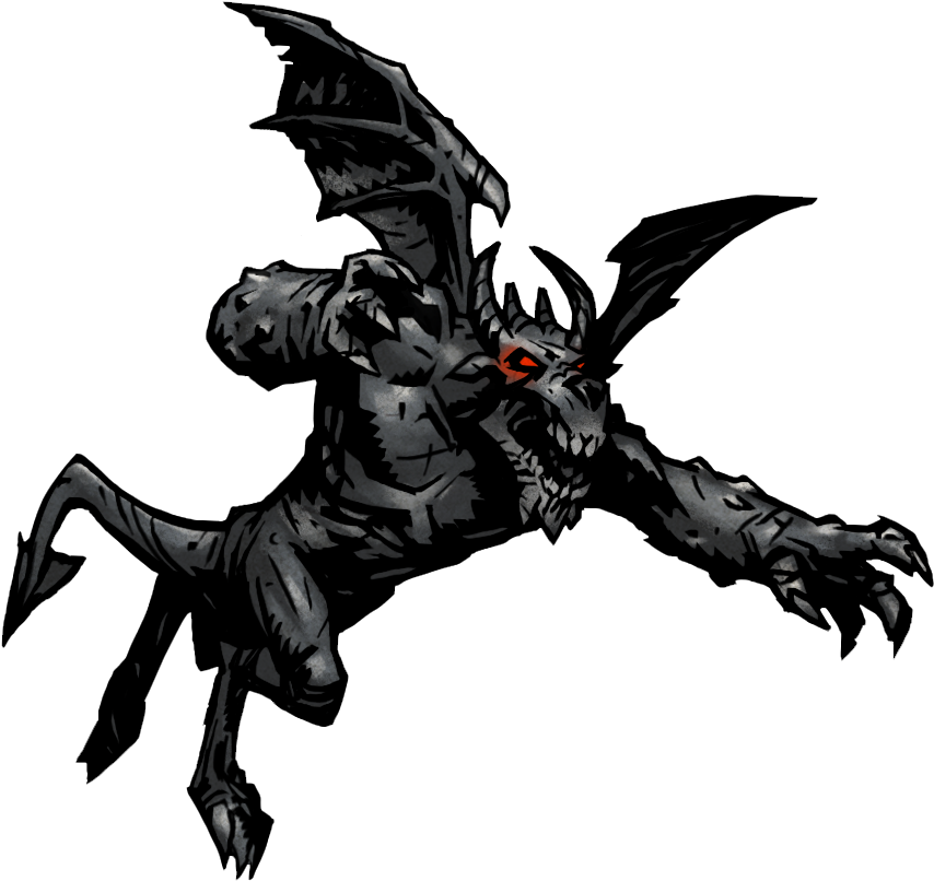 Darkest Dungeon Gargoyle (872x809), Png Download