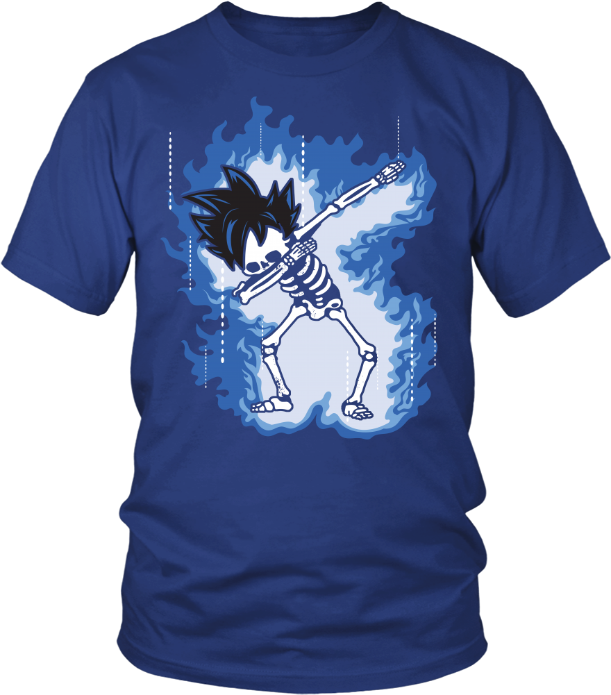 Goku Ultra Instinct Dab Skeleton X Ray Costume - Larry Bernandez T Shirt (1000x1000), Png Download
