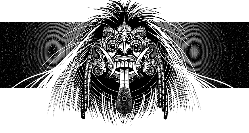 Mask - Tribal Mask Psychedelic (866x464), Png Download