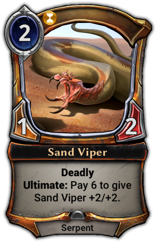 Sand Viper - Eternal Card Game Clockroach (529x801), Png Download