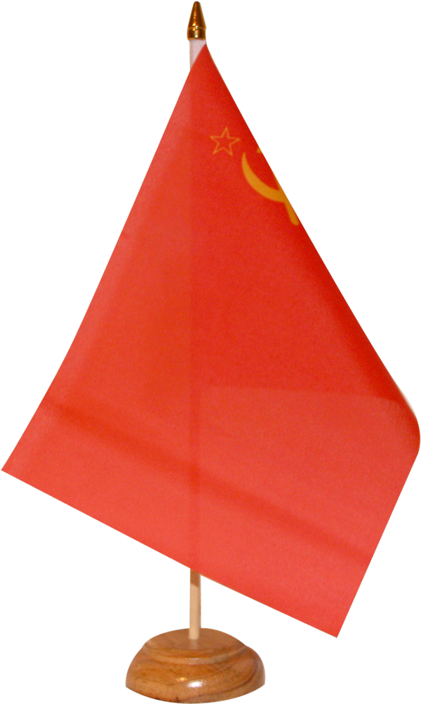 Ussr Soviet Union Table Flag - Red Flag (1500x1176), Png Download