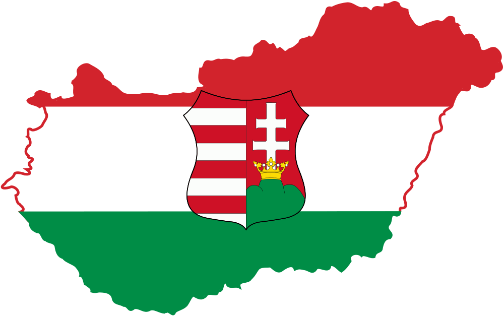Then There Is 1956, Where The Invaders Assumed The - Hungary Flag And Map (1000x627), Png Download