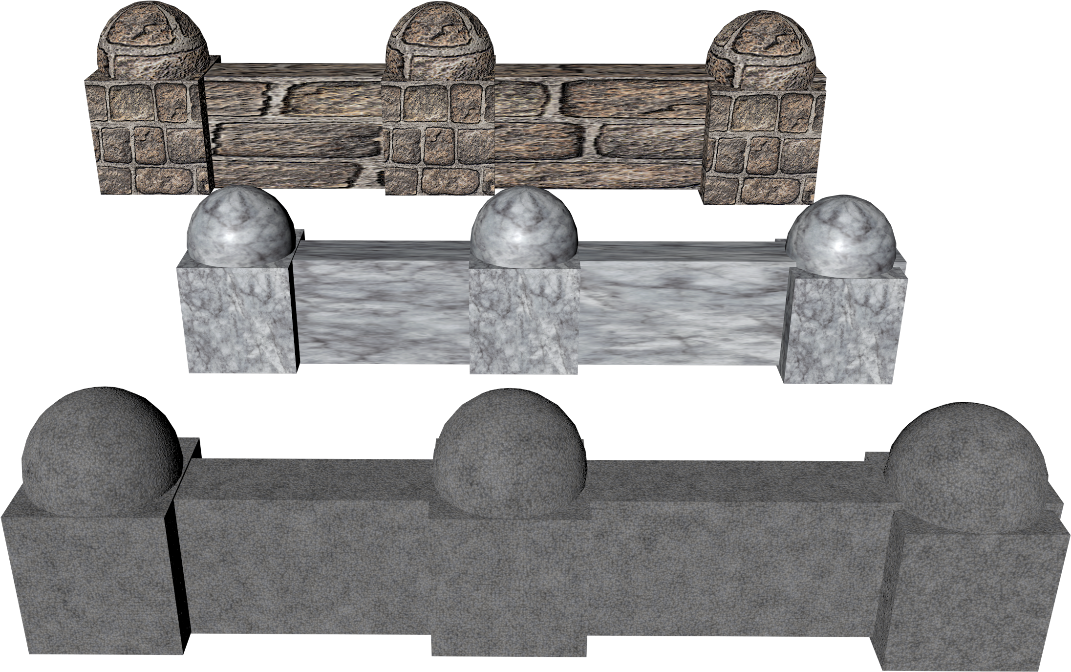 Medieval Stone Wall 3d Render, Stone, Wall, Png, Isolated, - Stone Wall (2560x1600), Png Download