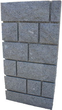 Grey Granite Wallstone - Muro Em Pedra Azul (760x400), Png Download