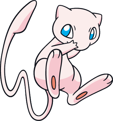 151 Mew Dream 2 - Mew Pokemon (365x391), Png Download