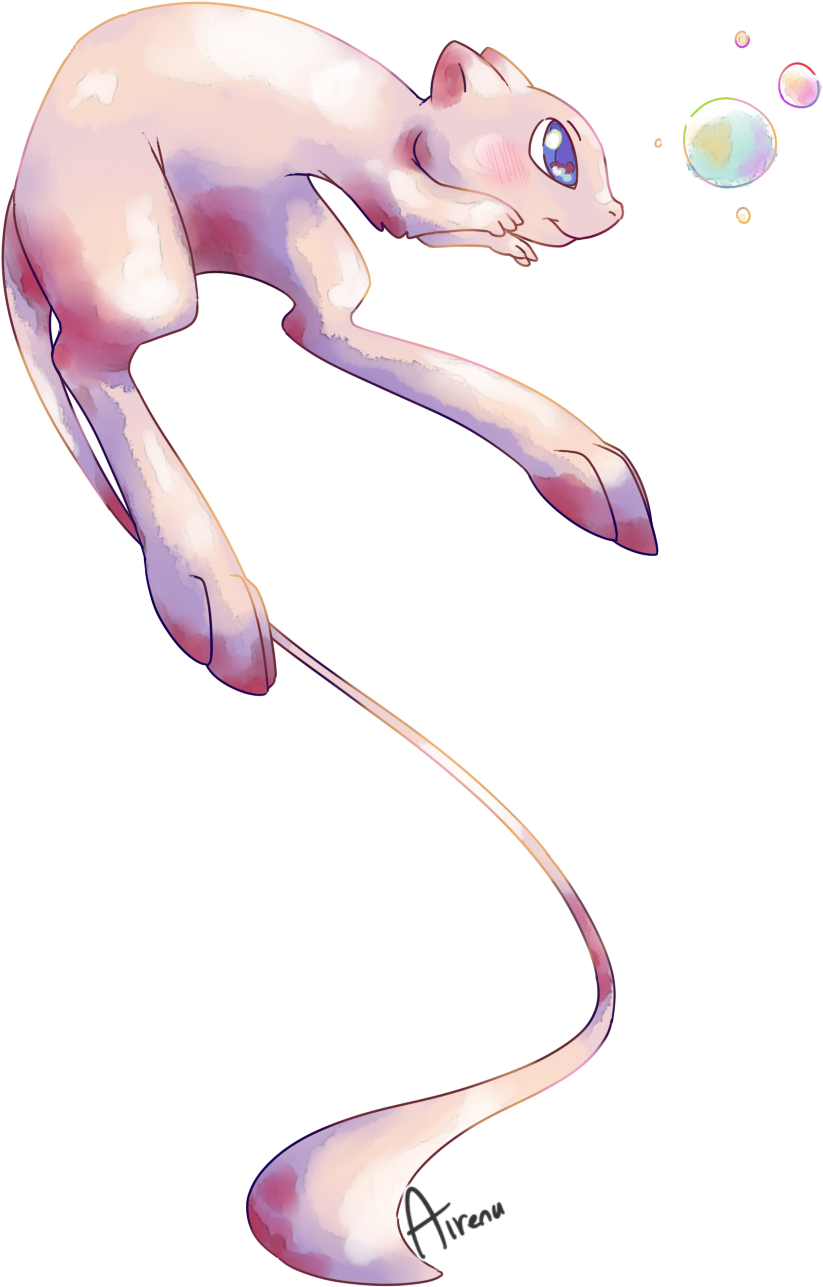 Mew Bubble - Iphone (906x1375), Png Download