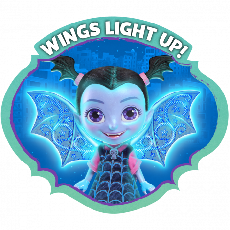 Vampirina Bat-tastic Vampirina & Wolfie - Vampirina Bat-tastic Talking & Wolfie Dolls (470x470), Png Download