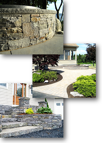 Wall, Flatwork And Stairs Examples - Vermont (330x460), Png Download