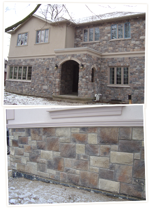 Stone Veneer Contractor In Mississauga And Toronto - Stone Facing Toronto (304x425), Png Download