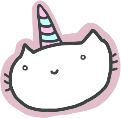 Mewnicorn - Portable Network Graphics (392x383), Png Download