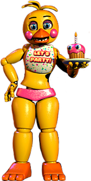 Toy Chica - Fnaf Toy Chica (326x592), Png Download