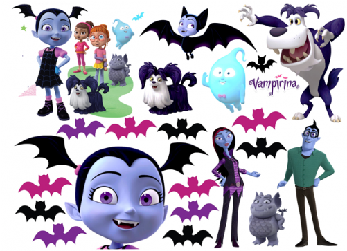 Disney | Vampirina - Wolfie - Scary Dog T-shirt (500x500), Png Download