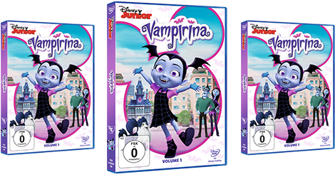 Wir Verlosen 3x 1 Dvd - Walt Disney Vampirina: Volume 1 [dvd] (500x250), Png Download