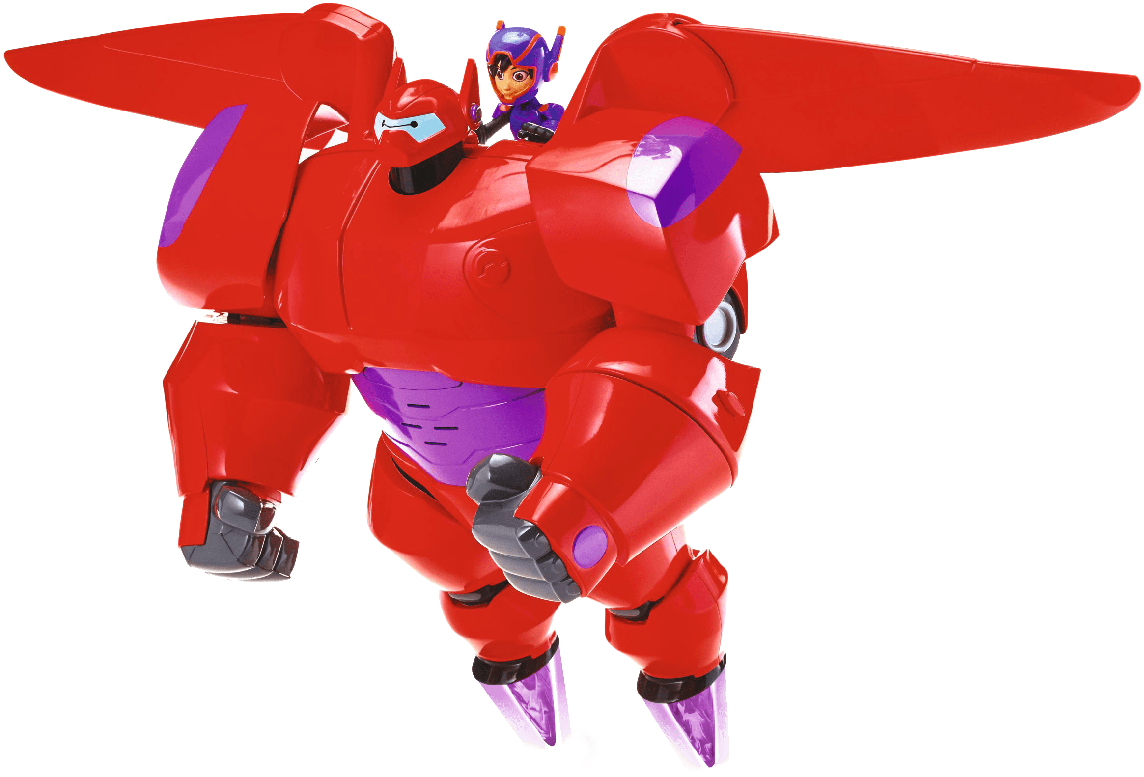 Flame Blast Flying Baymax - Big Hero 6 Mini Max (2345x1736), Png Download