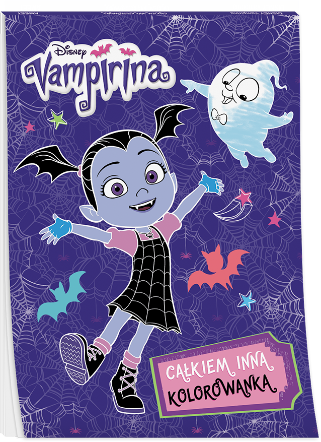 Całkiem Inna Kolorowanka - Vampirina Read-along Book And Cd Vee's Slumber Party (1628x1000), Png Download