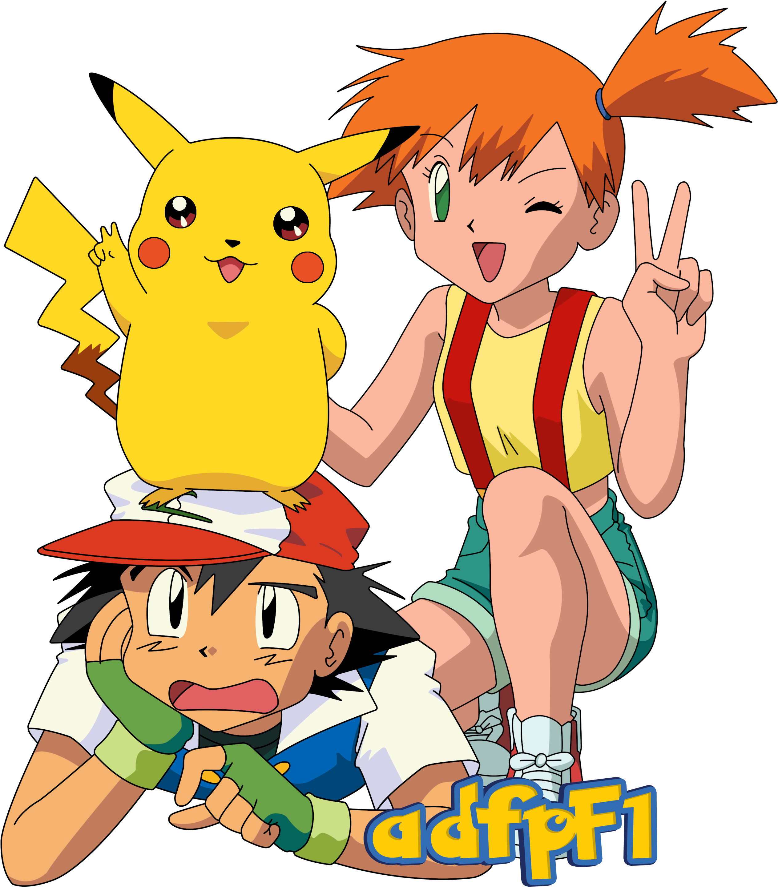 Clipart Transparent Stock Y Pikachu By Adfpf Deviantart Pokemon Ash Misty Pikachu Full Size Png Download Seekpng