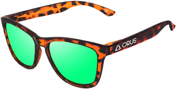 File - Misty Tortie - Emerald - Men's Injected Propionate Square Frame Sunglasses Black (800x800), Png Download