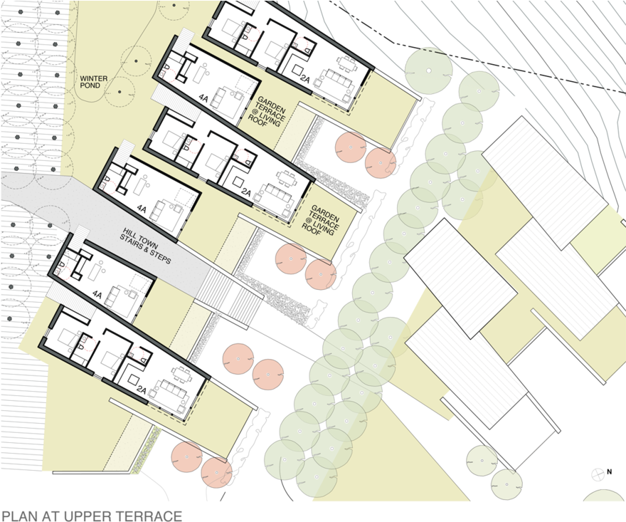 06 Plan At Upper Terrace Misty Ct Hilltown - Plan (1000x749), Png Download