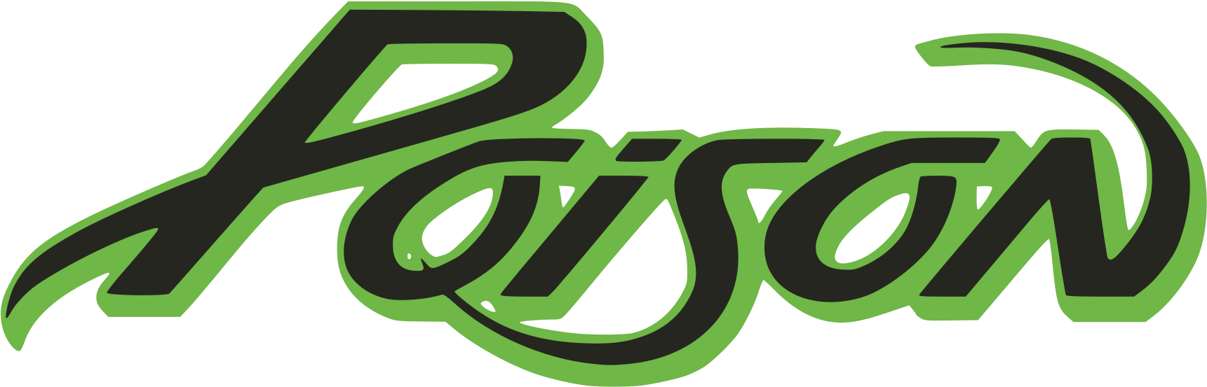 Open - Poison The Band Logo (2000x731), Png Download