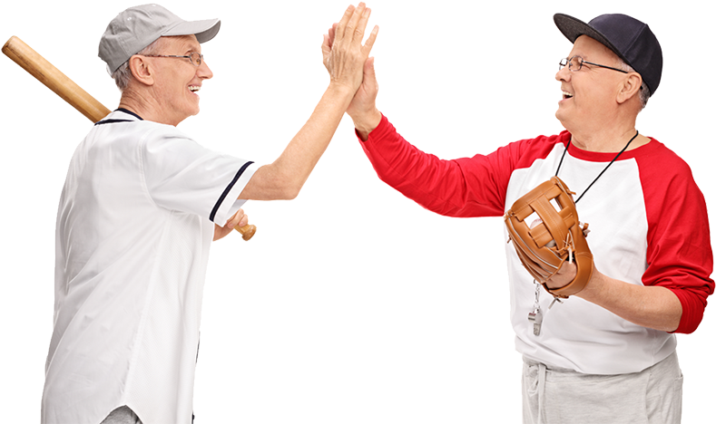 Sport Elderly Transparent Png (800x483), Png Download