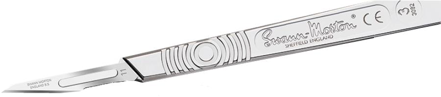 3 Handle Witth No - Portalame Graduato Swann-morton N. 3 Per Lame Da 10 (900x900), Png Download