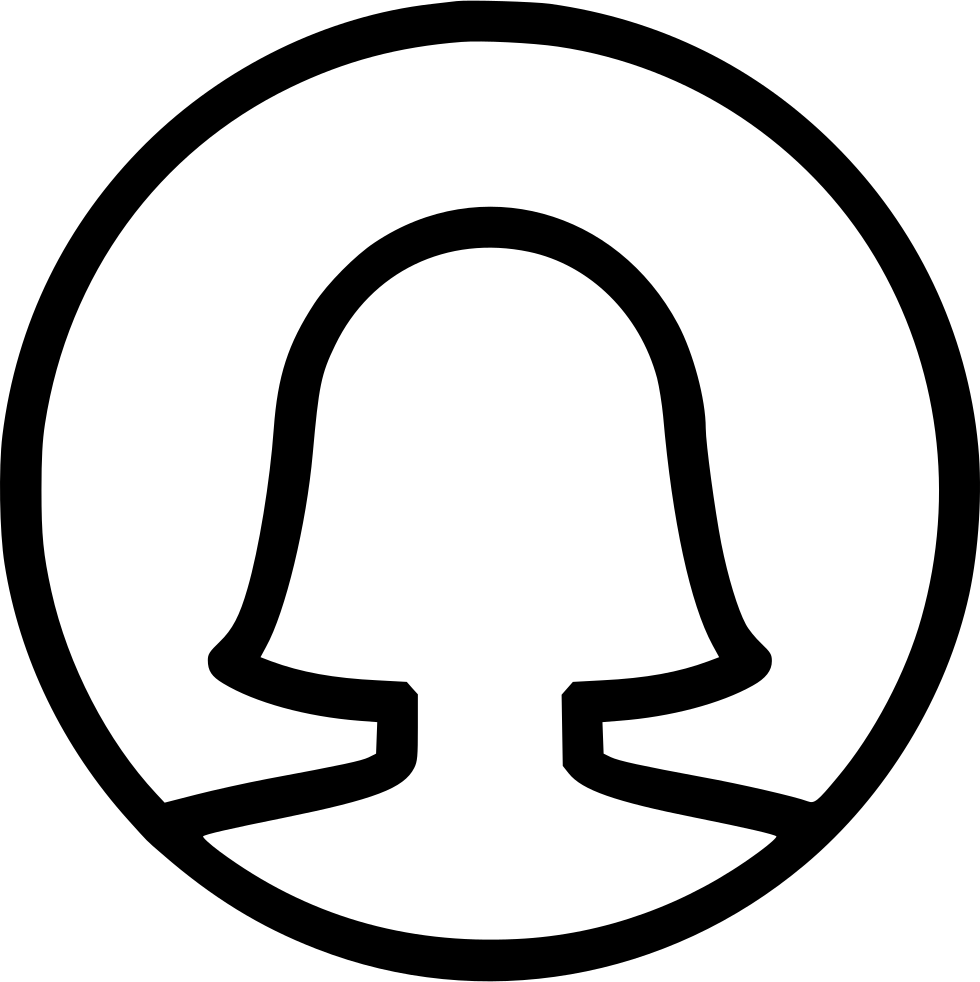 Clip Art Transparent Download Subject Drawing Female - Profile Icon Png Female (980x982), Png Download
