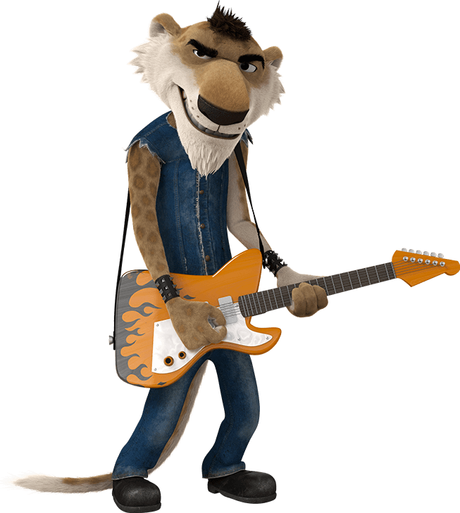 Trey - Rock Dog Fox (653x729), Png Download