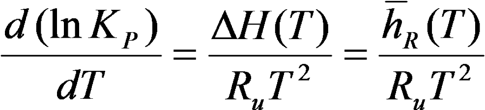 How To Write An Equation Without Latex In Wordpress - Van T Hoff Equation Formula (1013x259), Png Download
