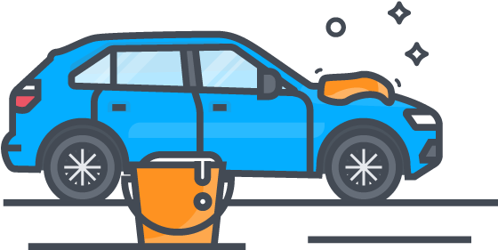 Transparent Raindrop Car Window Clipart Stock - Car Wash (579x316), Png Download