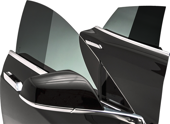 Window Tinting In Multiple Shades And Colors - Oto Cam Filmi (581x426), Png Download