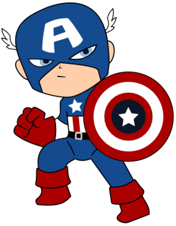 Captain America Png Transparent Image - Captain America Cartoon Png (800x1019), Png Download