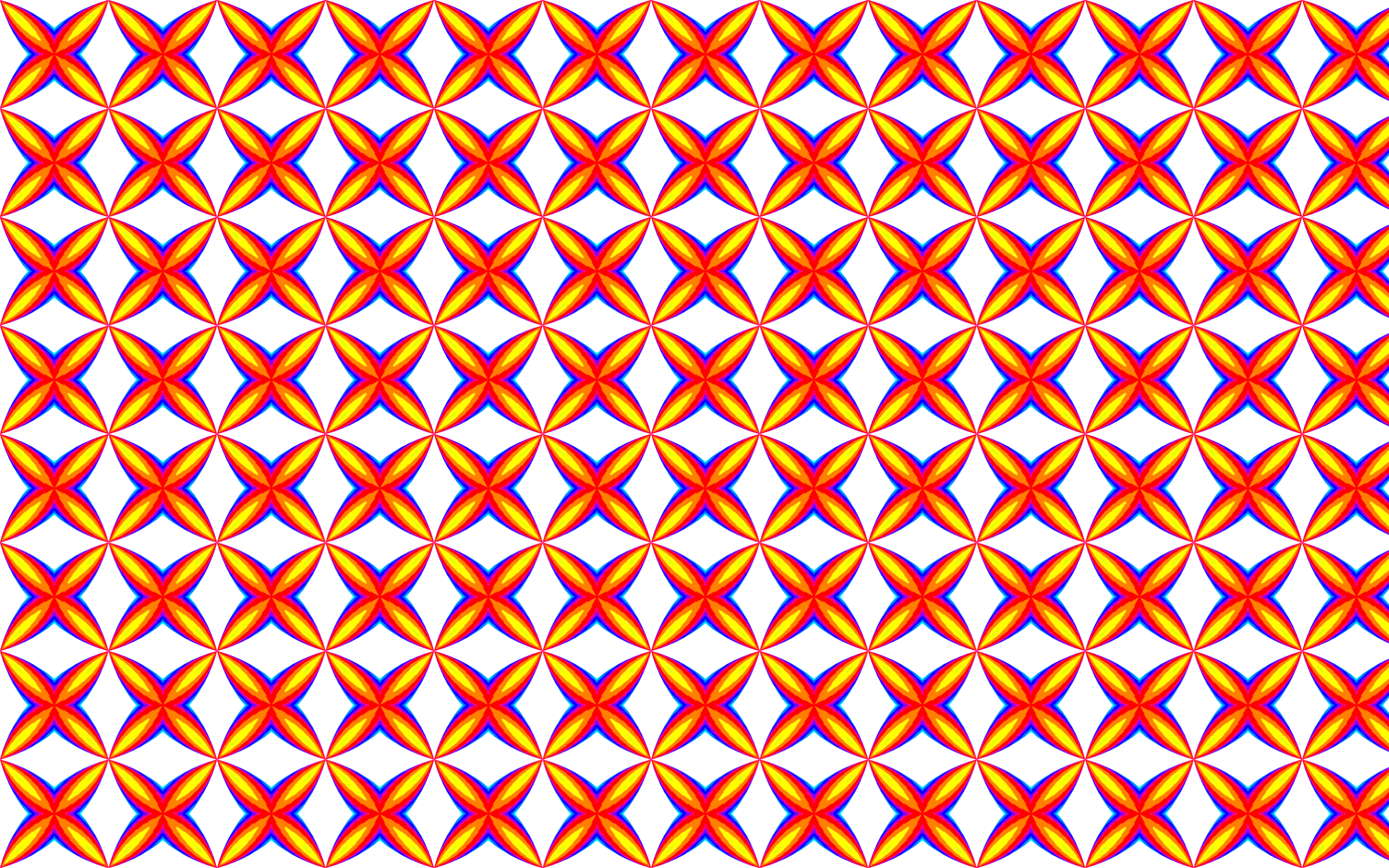 Seamless Groovy Icons Png - Griglia Ad Esagoni In Trasparenza (2400x1500), Png Download