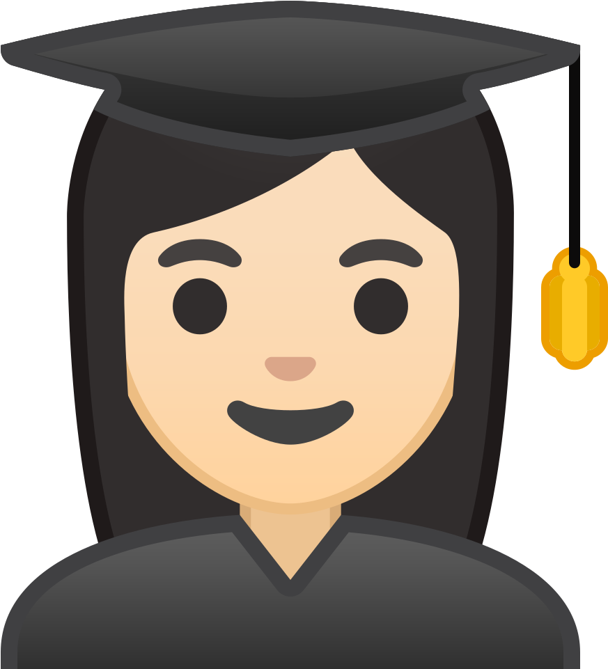 Download Svg Download Png - Student Emoji Png (1024x1024), Png Download