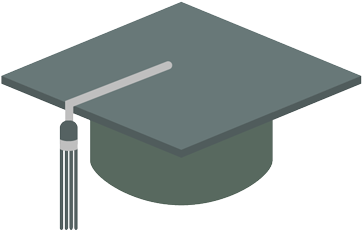 Graduation - Watercolor Painting (500x500), Png Download