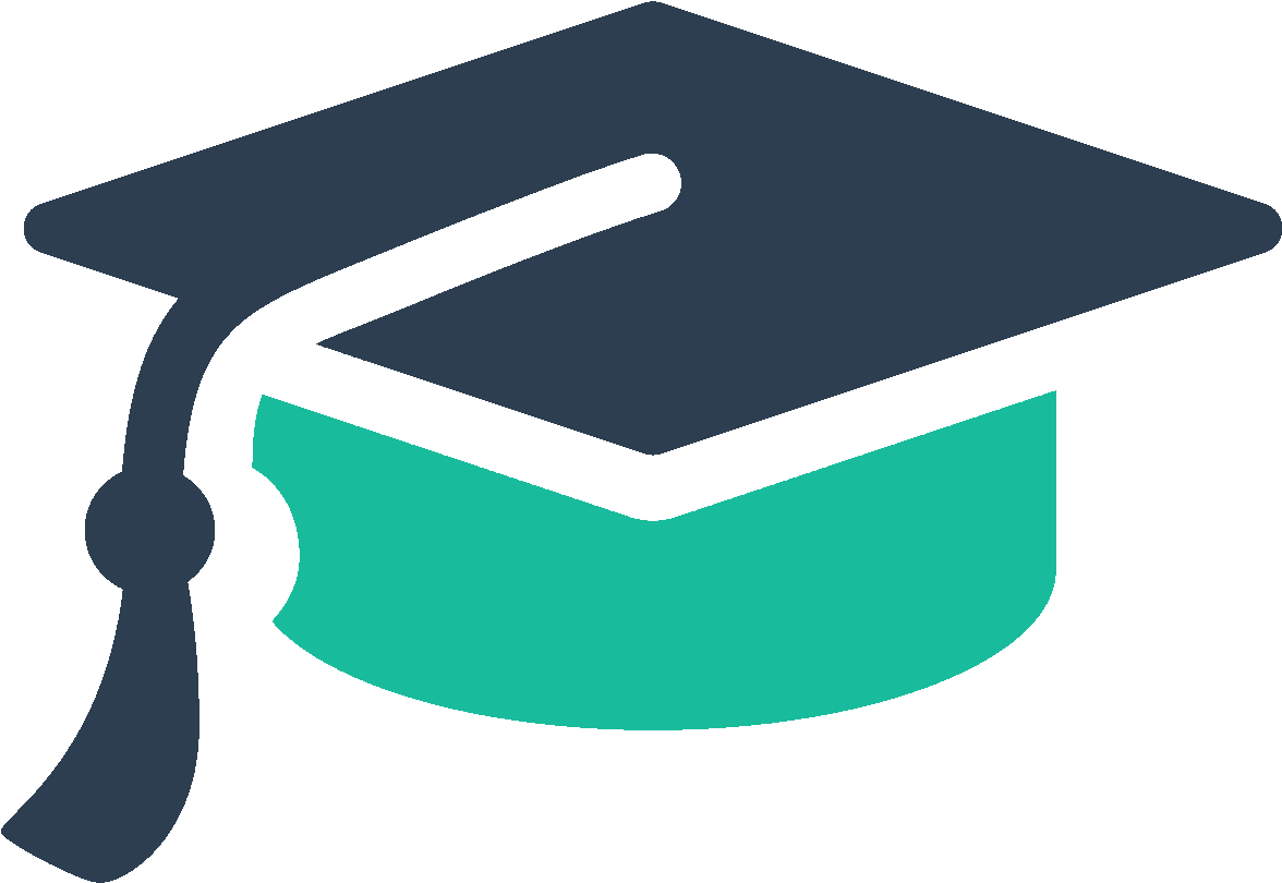 Clipart Resolution 1200*1200 - Graduation Cap Icon Transparent (1200x1200), Png Download