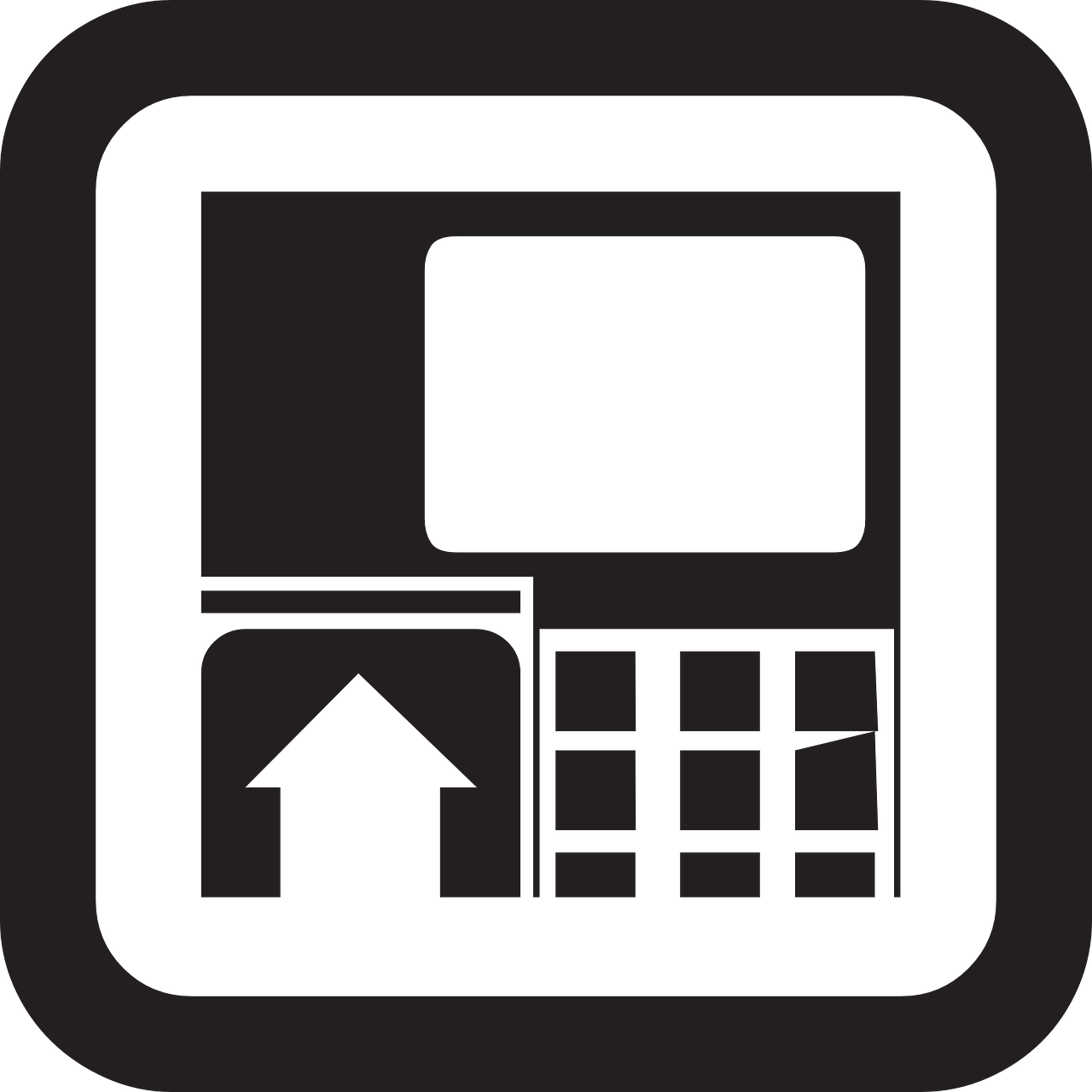 Logo Atm - Atm Logo Png (1280x1280), Png Download