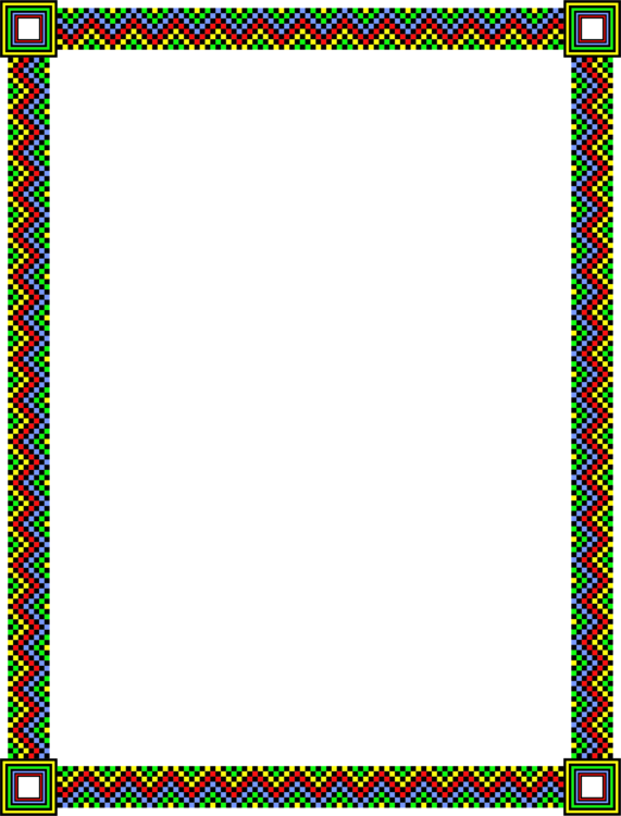 Computer Icons Pixel Art Halftone Speech Balloon Zigzag - Pixel Art Border (571x750), Png Download