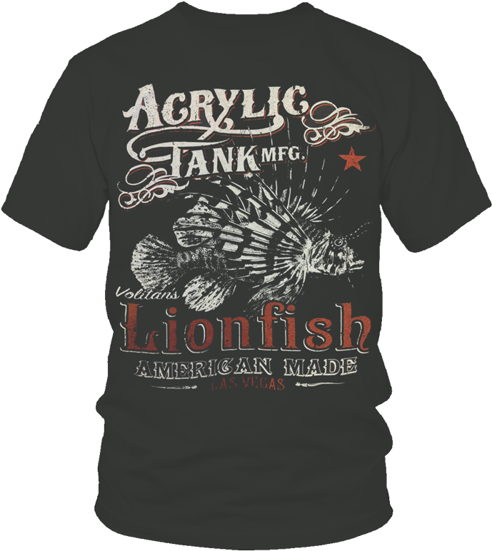 Atm Men's Lionfish Tee - Never Dreamed I D Be A Grumpy Old Man (723x800), Png Download