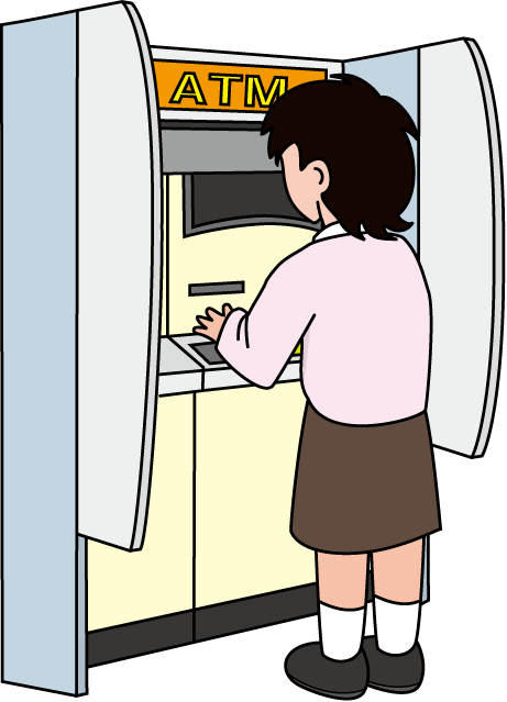 Clipground Jpg Clipartix - Atm Machine Clip Art (461x639), Png Download