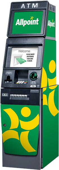 Allpoint Branded Atm - Cardtronics Atm (300x600), Png Download