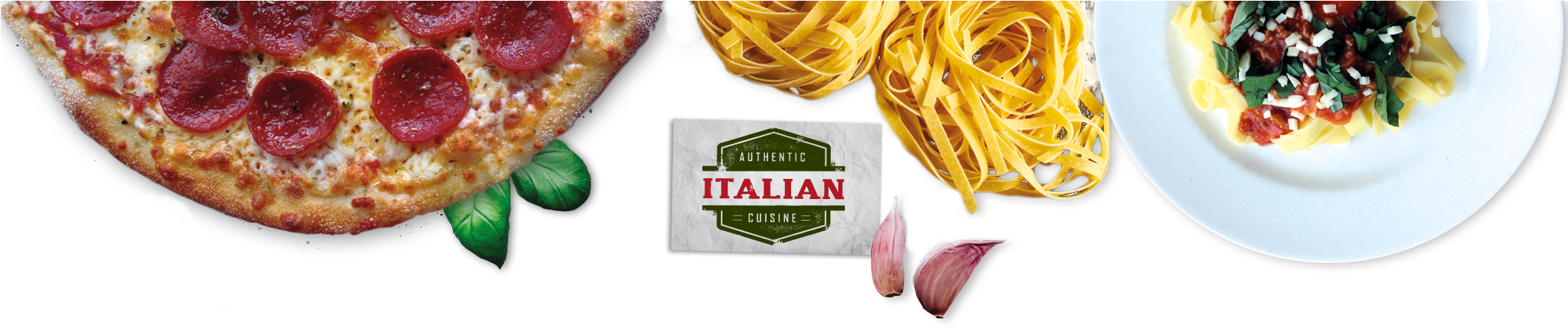 Fine Italian Food - Kunstdruck Authentic Italian Cuisine Iii Pro Art (2100x518), Png Download