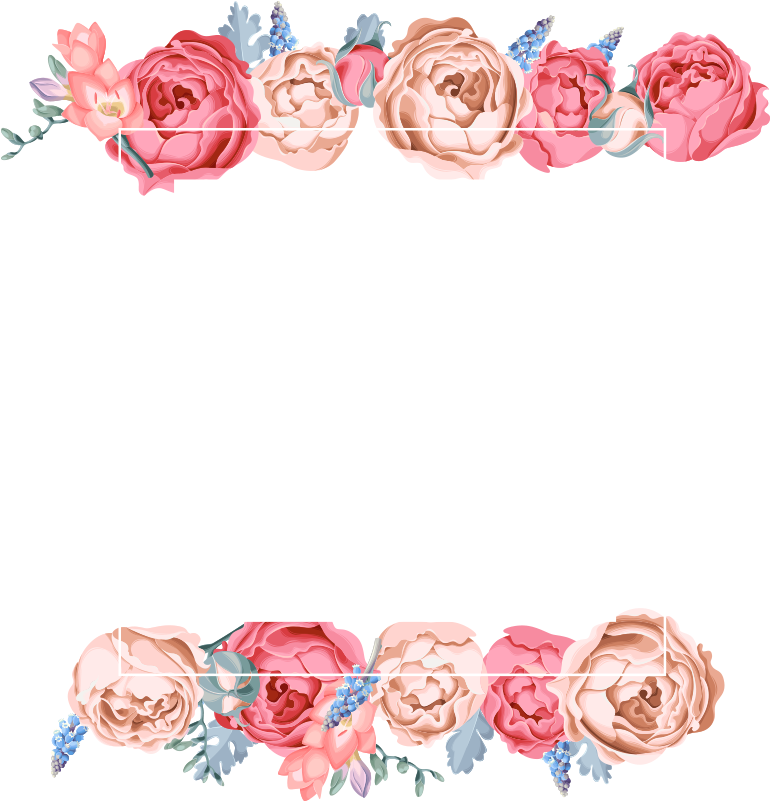 Watercolor Flower Frame, Watercolor Flower, Frame, - Grocery List Notebook [book] (800x800), Png Download