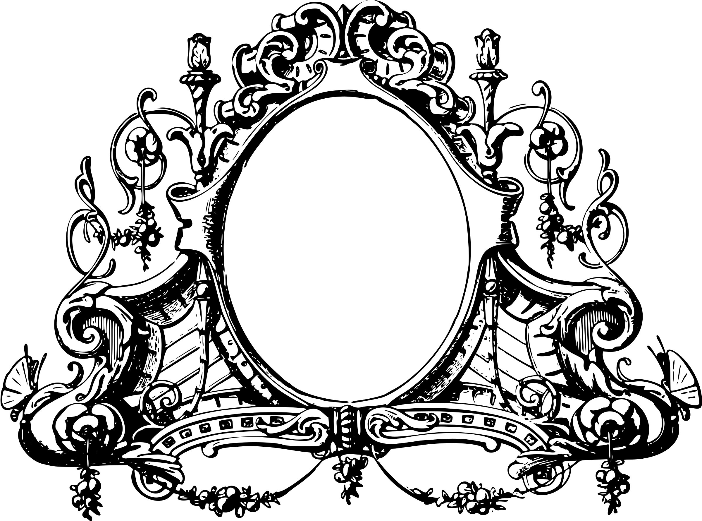 This Free Icons Png Design Of Ornate Frame 5 (2400x1780), Png Download